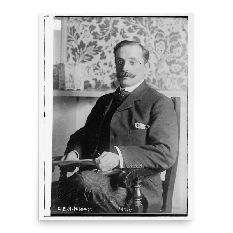 Charles Hobhouse poster print, in size 18x24 inches.