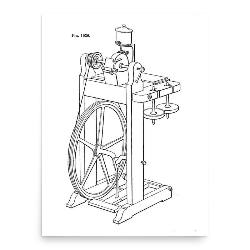 Charles Holtzapffel poster print, in size 18x24 inches.