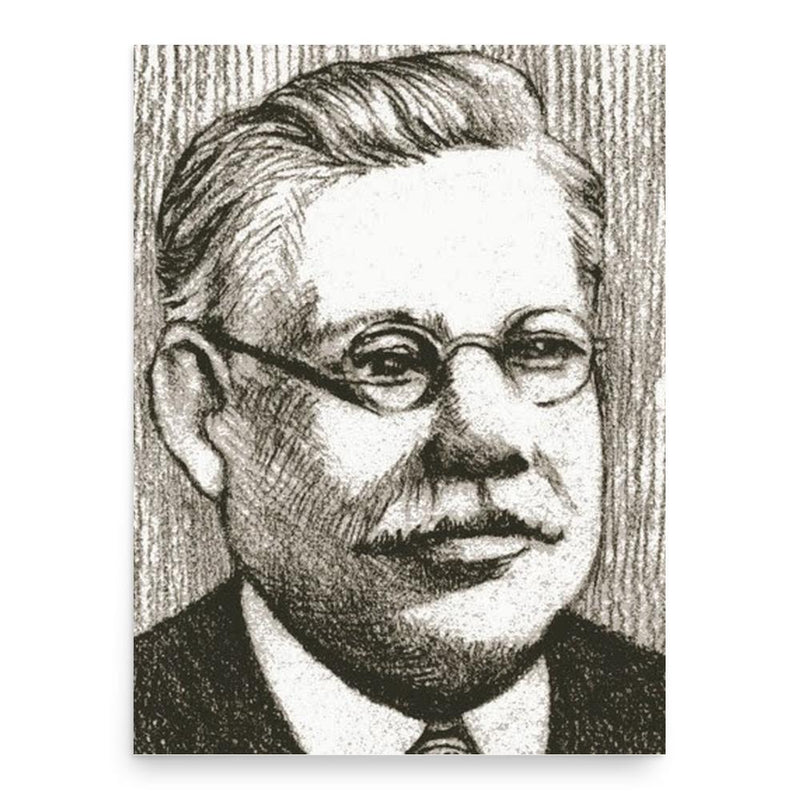 Charles Hose poster print, in size 18x24 inches.