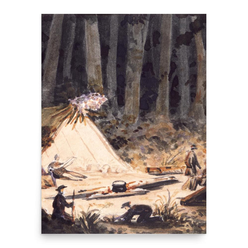 Charles Hunter Brown poster print, in size 18x24 inches.