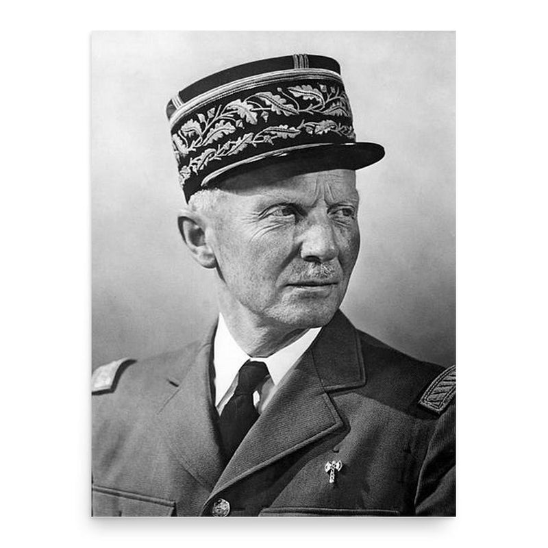 Charles Huntziger poster print, in size 18x24 inches.