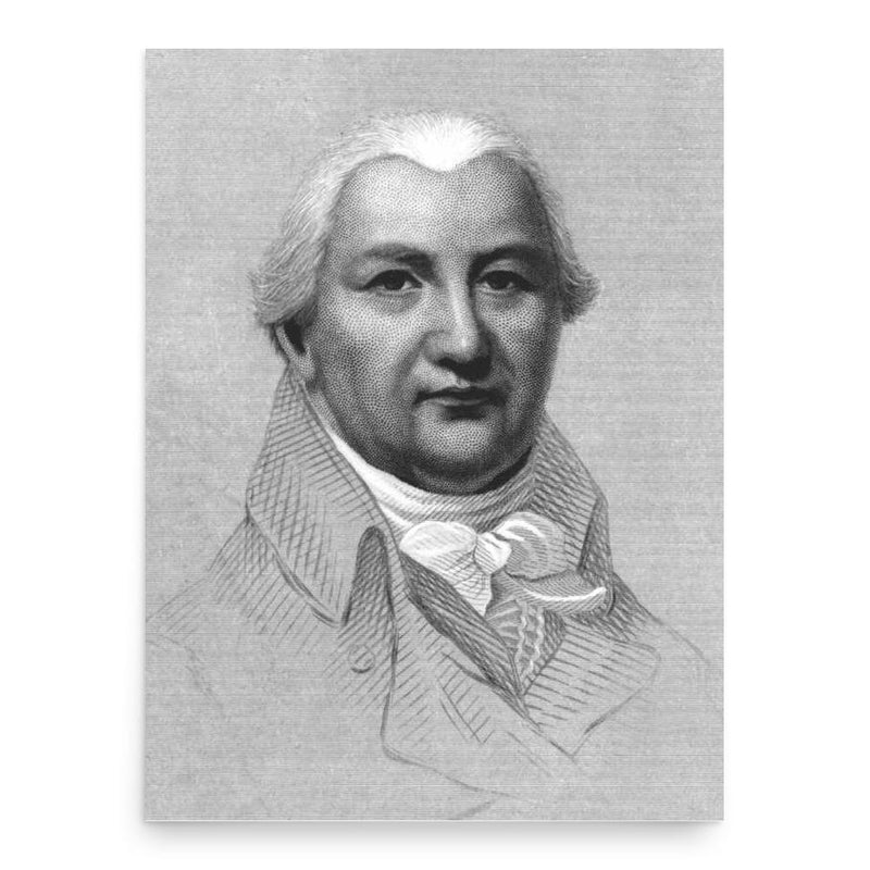 Charles Hutton poster print, in size 18x24 inches.