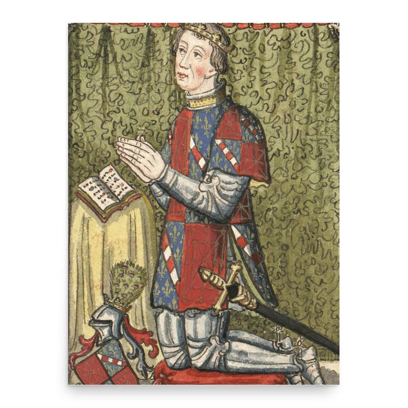 Charles III of Navarre poster print, in size 18x24 inches.