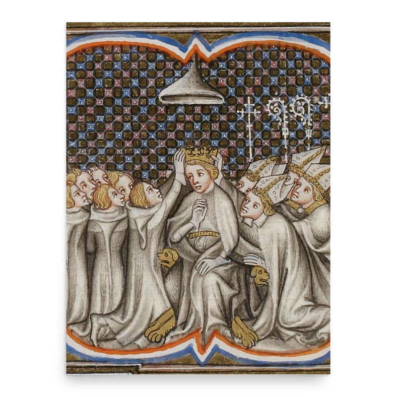 Charles I of Anjou poster print, in size 18x24 inches.