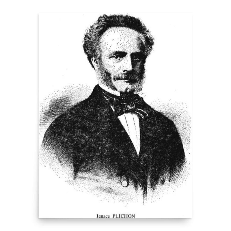 Charles Ignace Plichon poster print, in size 18x24 inches.
