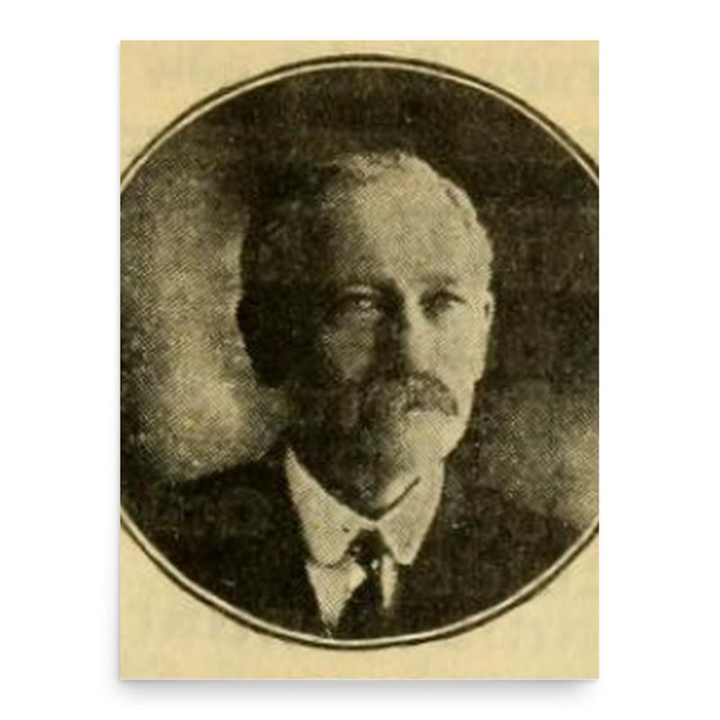 Charles Jacobus poster print, in size 18x24 inches.