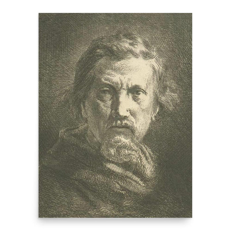 Charles Jacque poster print, in size 18x24 inches.