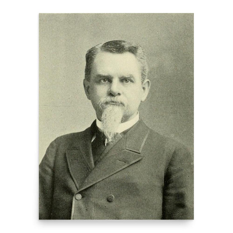 Charles James Faulkner poster print, in size 18x24 inches.