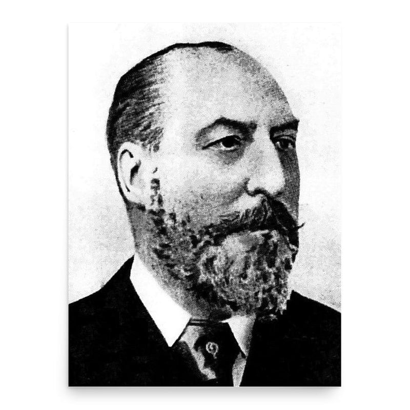 Charles Jeantaud poster print, in size 18x24 inches.