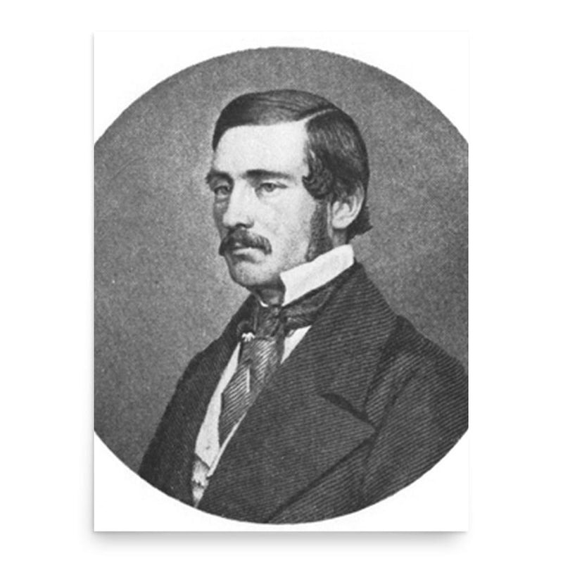 Charles John Andersson poster print, in size 18x24 inches.