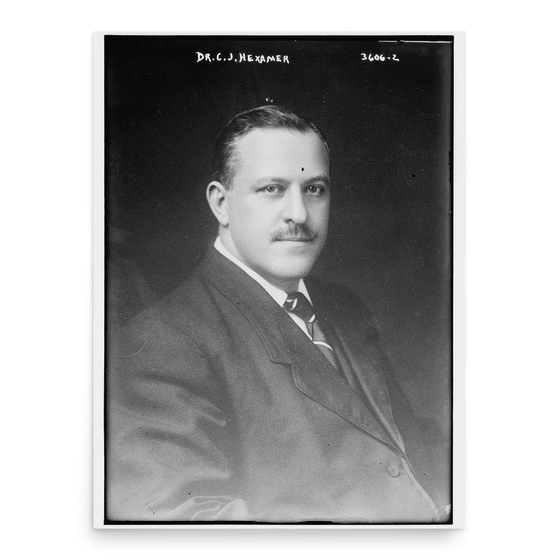 Charles John Hexamer poster print, in size 18x24 inches.