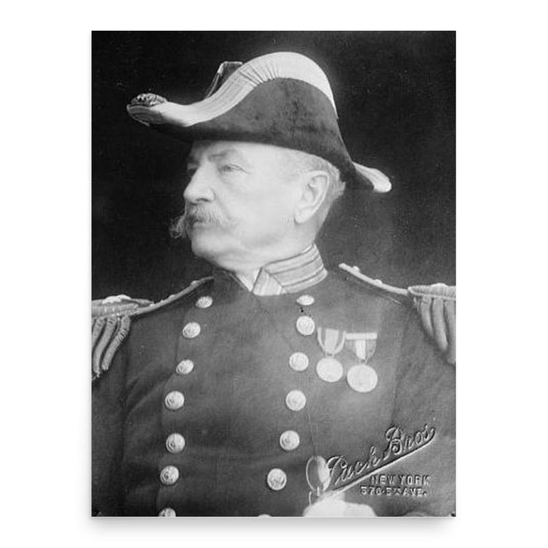 Charles Johnston Badger poster print, in size 18x24 inches.