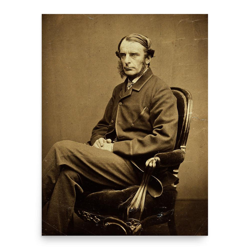 Charles Kingsley poster print, in size 18x24 inches.
