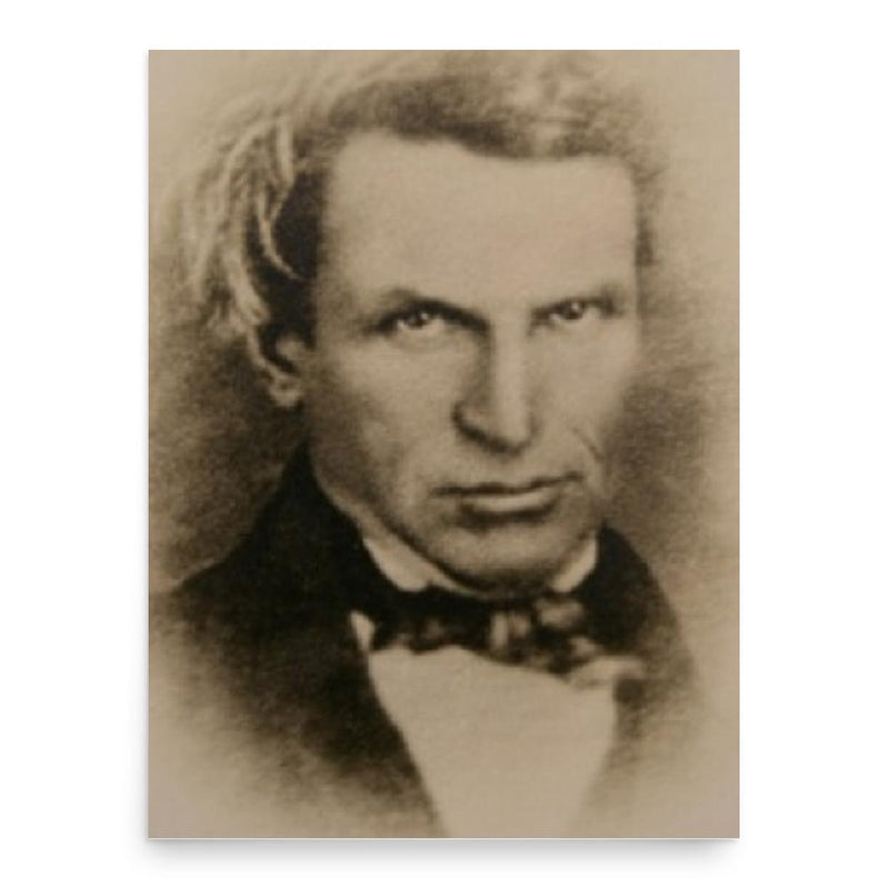 Charles Knowlton poster print, in size 18x24 inches.