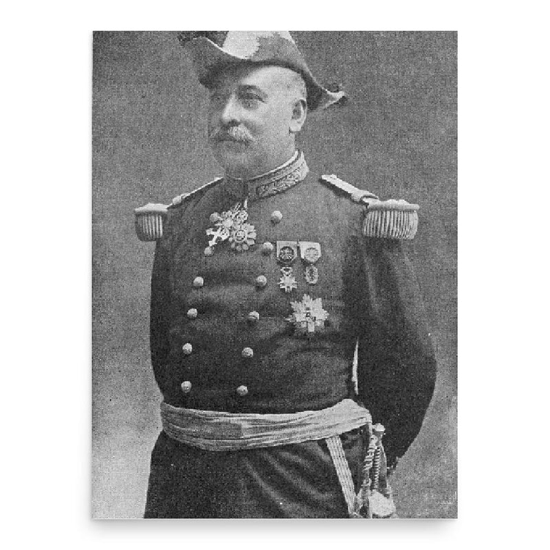 Charles Lanrezac poster print, in size 18x24 inches.