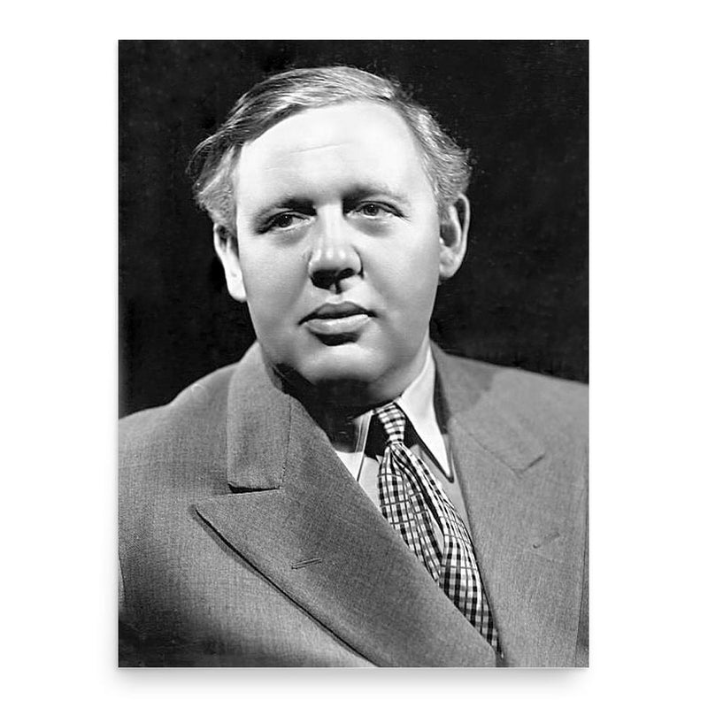 Charles Laughton poster print, in size 18x24 inches.
