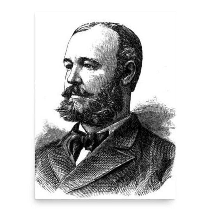 Charles Le Moyne Mitchell poster print, in size 18x24 inches.