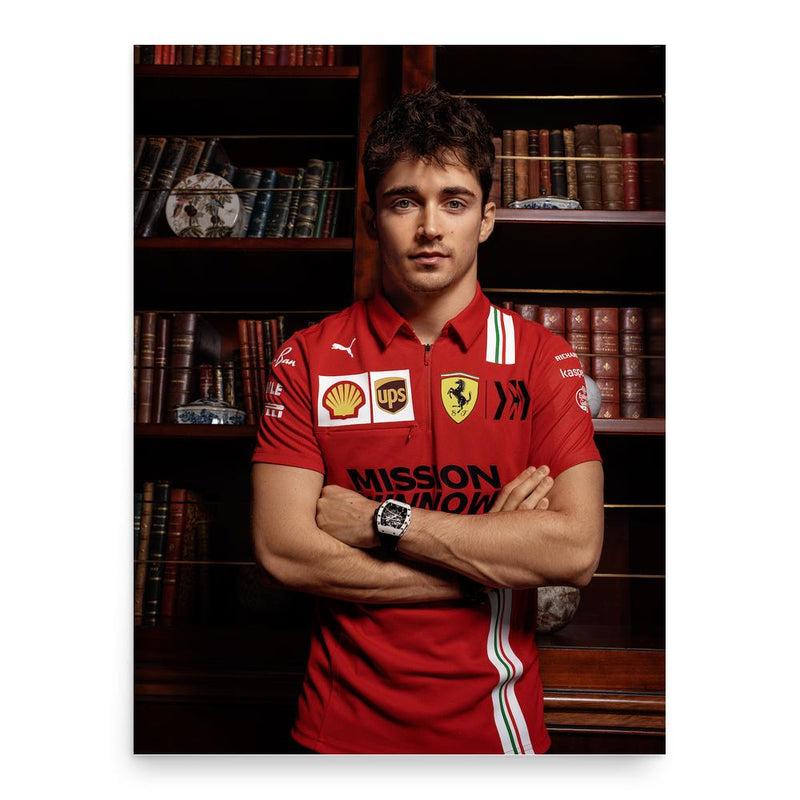 Charles Leclerc poster print, in size 18x24 inches.