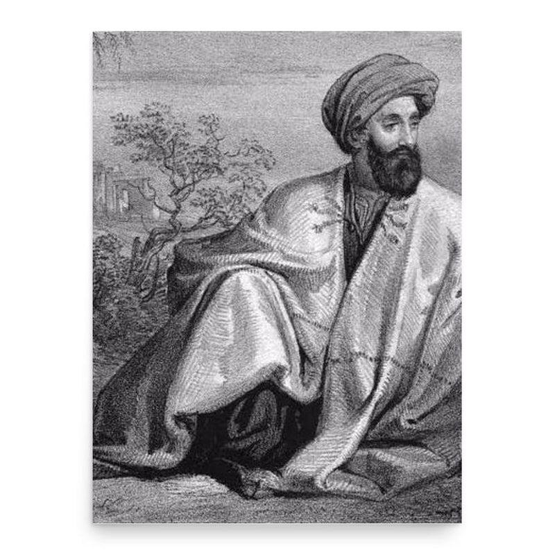 Charles Lewis Meryon poster print, in size 18x24 inches.