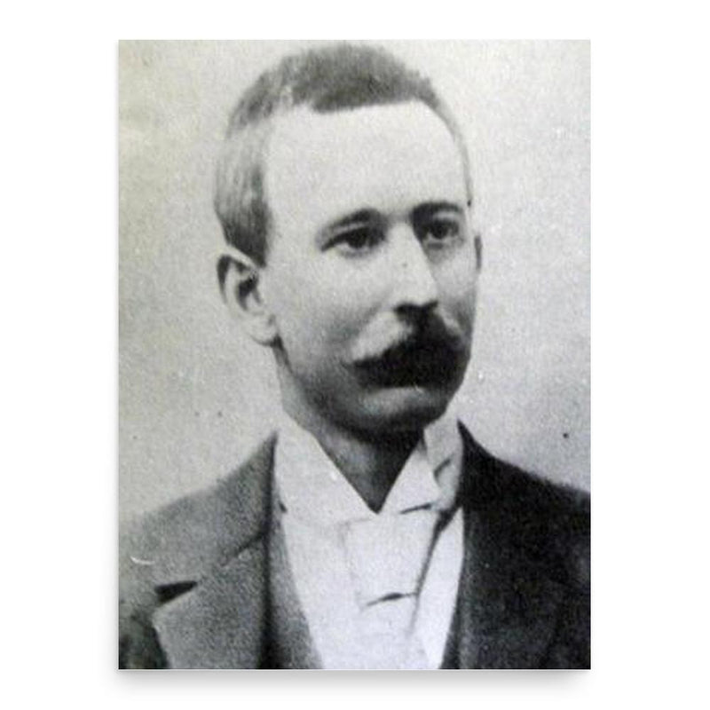 Charles Lindley poster print, in size 18x24 inches.