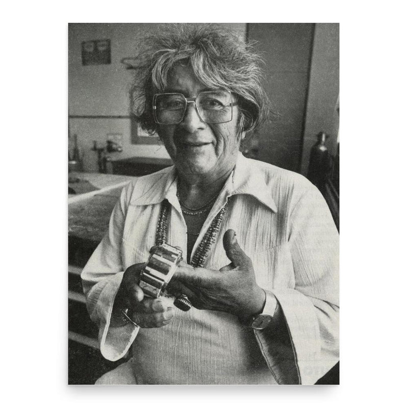 Charles Loloma poster print, in size 18x24 inches.