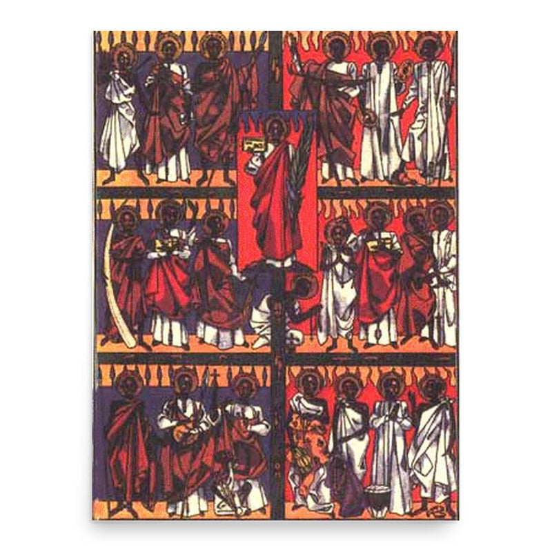 Charles Lwanga poster print, in size 18x24 inches.