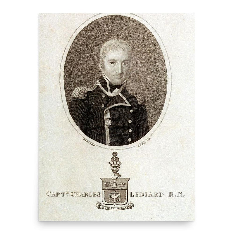 Charles Lydiard poster print, in size 18x24 inches.