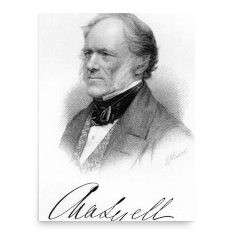 Charles Lyell poster print, in size 18x24 inches.