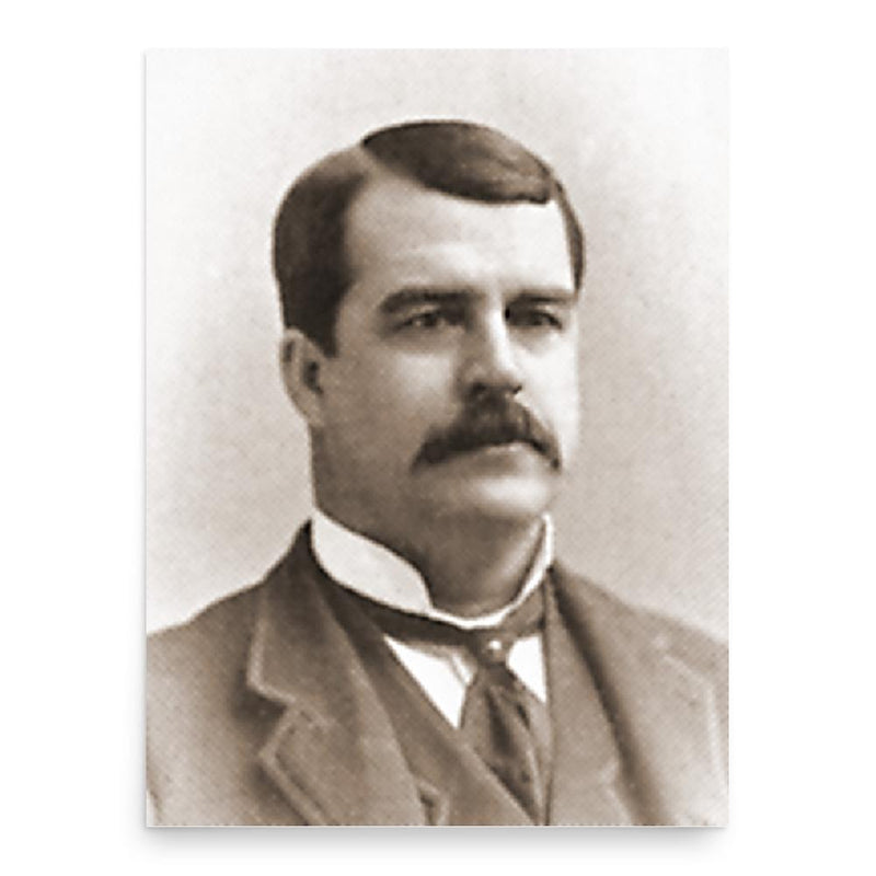 Charles Macune poster print, in size 18x24 inches.