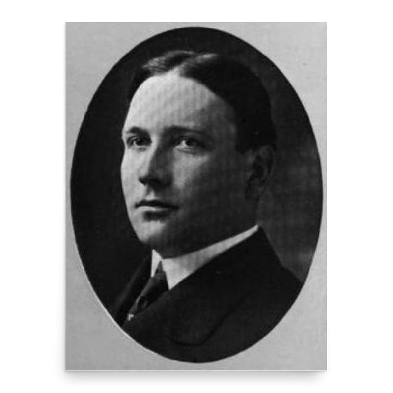 Charles Mann Hamilton poster print, in size 18x24 inches.