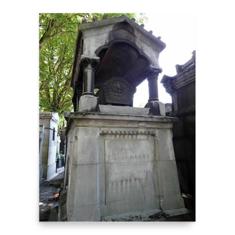 Charles Manry poster print, in size 18x24 inches.