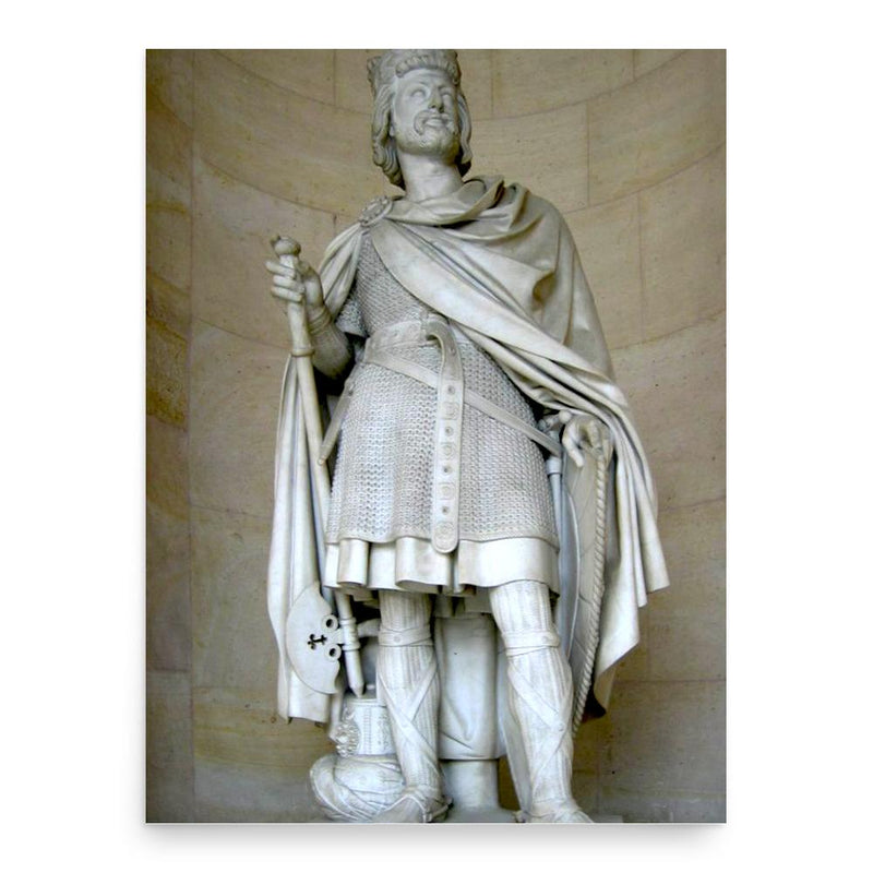 Charles Martel poster print, in size 18x24 inches.