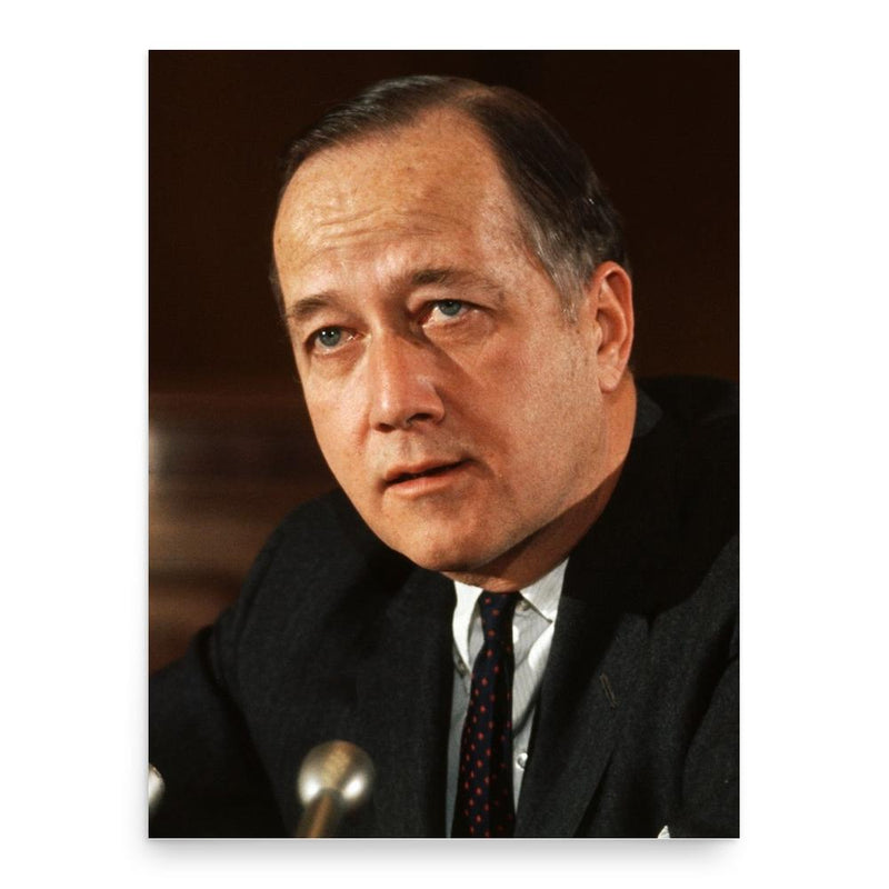 Charles Mathias poster print, in size 18x24 inches.