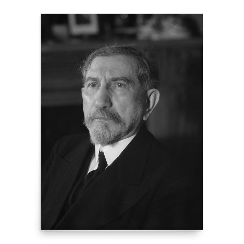 Charles Maurras poster print, in size 18x24 inches.