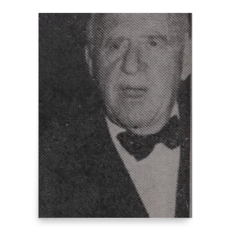 Charles Mendl poster print, in size 18x24 inches.