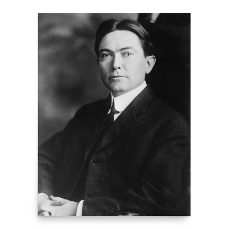 Charles Mills Galloway poster print, in size 18x24 inches.