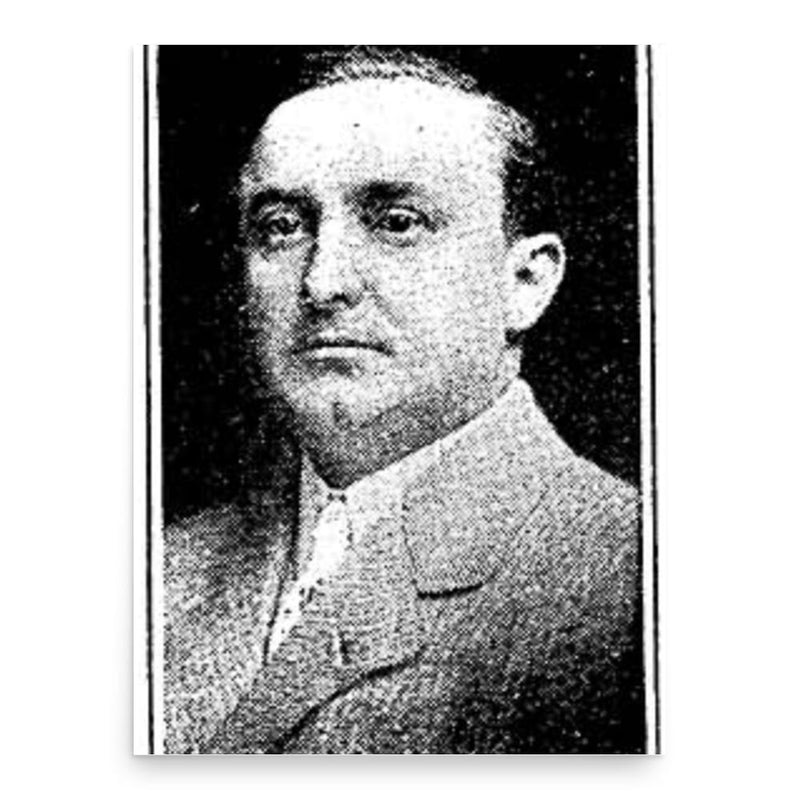 Charles Mulberger poster print, in size 18x24 inches.