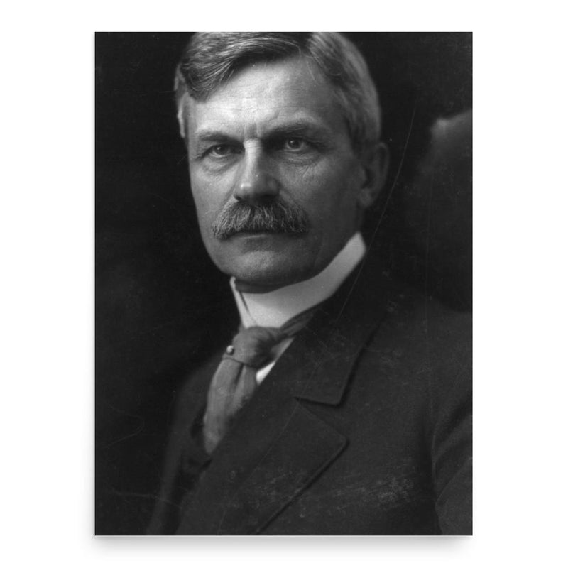 Charles Nagel poster print, in size 18x24 inches.