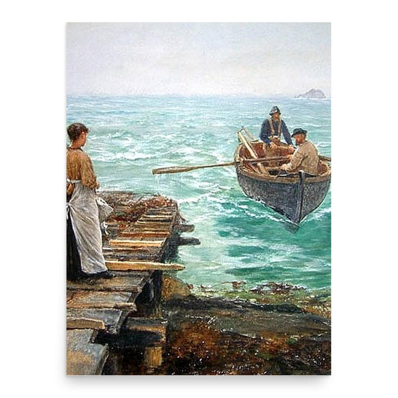 Charles Napier Hemy poster print, in size 18x24 inches.