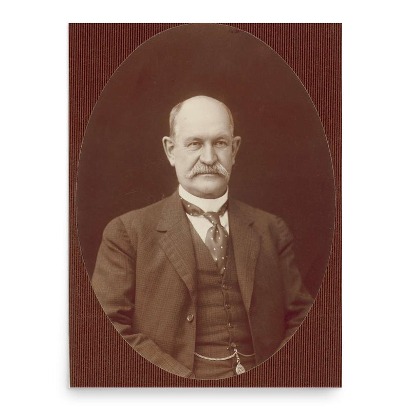 Charles Oakes poster print, in size 18x24 inches.