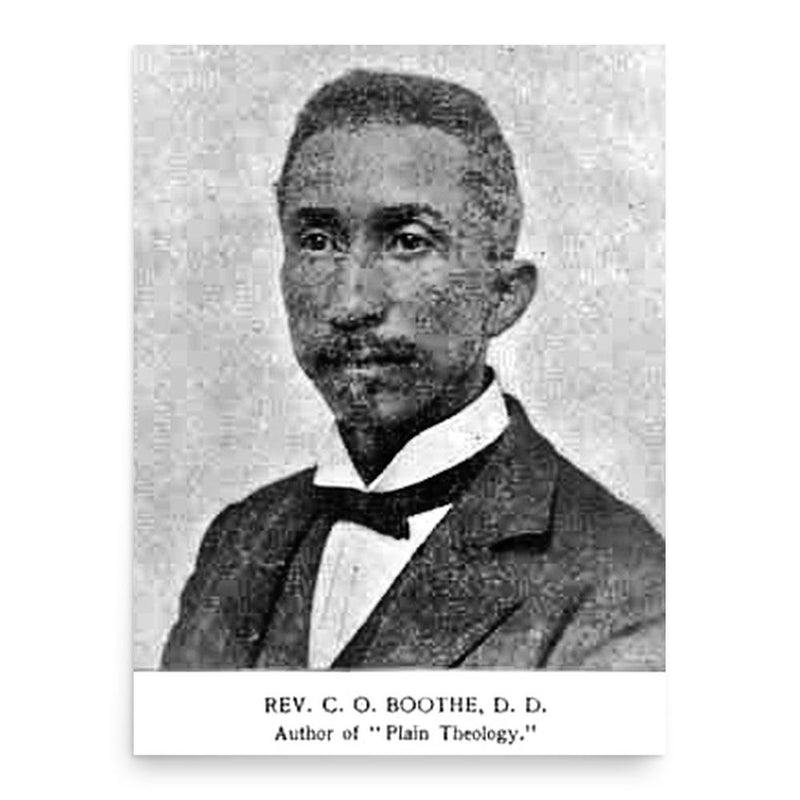 Charles Octavius Boothe poster print, in size 18x24 inches.