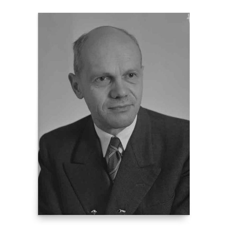 Charles Oser poster print, in size 18x24 inches.