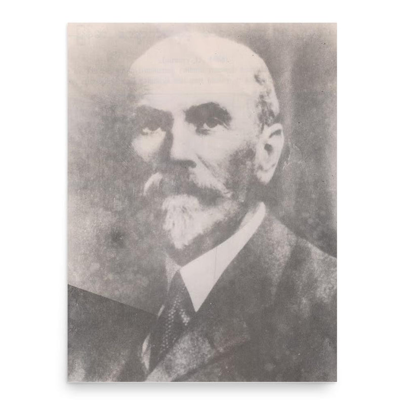 Charles Otto Blagden poster print, in size 18x24 inches.