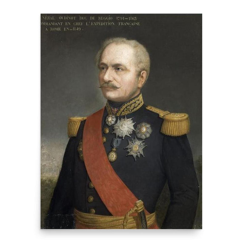 Charles Oudinot poster print, in size 18x24 inches.