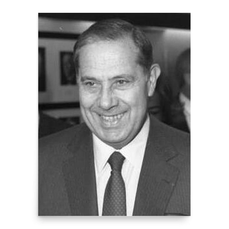 Charles Pasqua poster print, in size 18x24 inches.