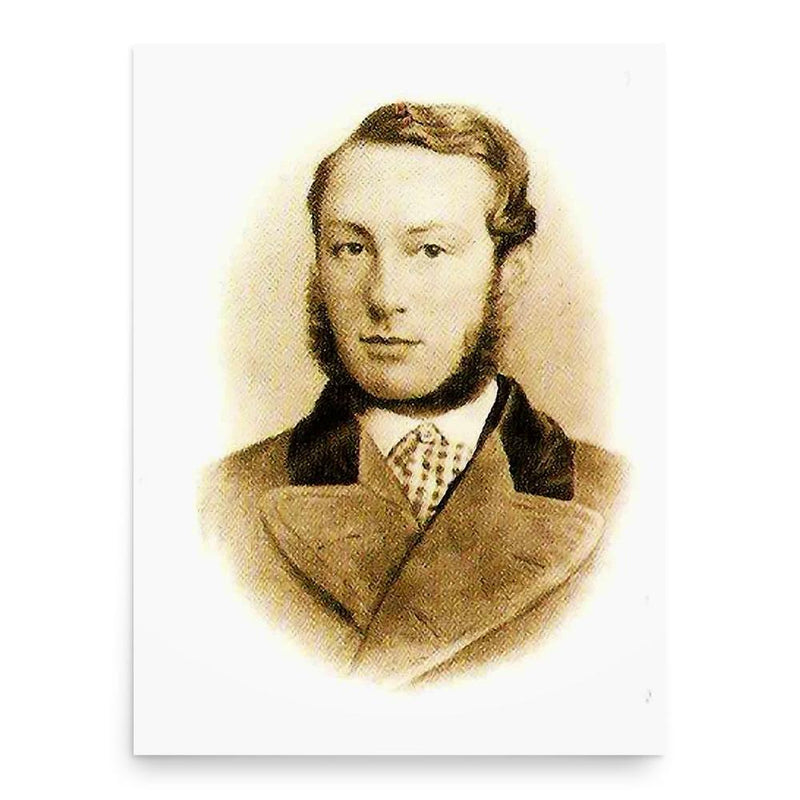 Charles Pierre Melly poster print, in size 18x24 inches.