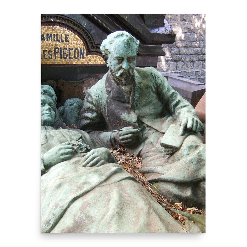 Charles Pigeon poster print, in size 18x24 inches.