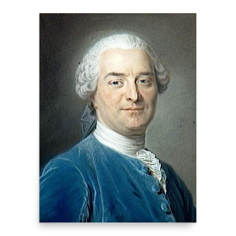 Charles Pinot Duclos poster print, in size 18x24 inches.