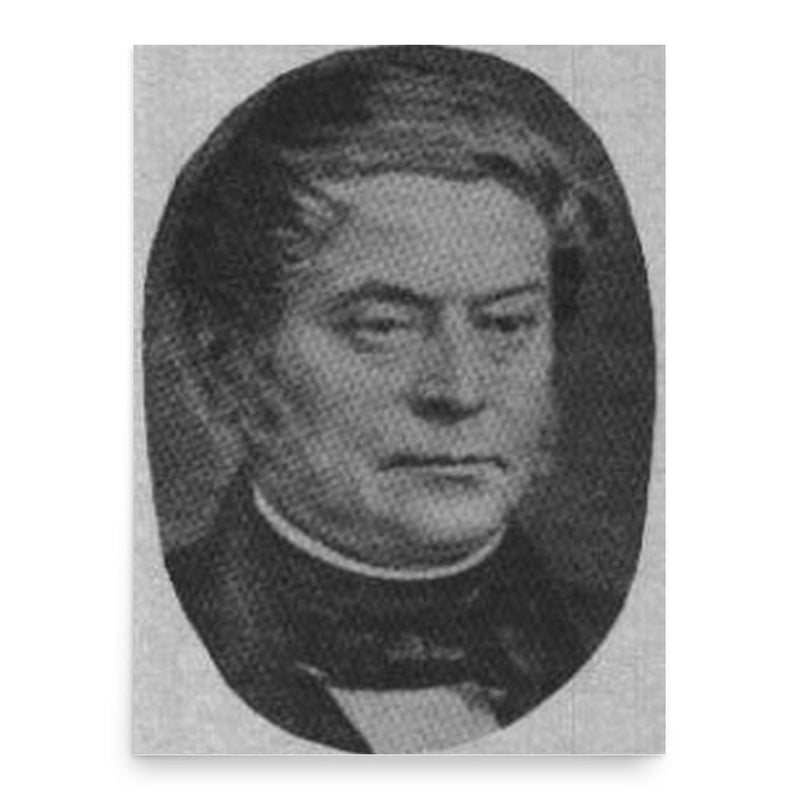 Charles Pravaz poster print, in size 18x24 inches.