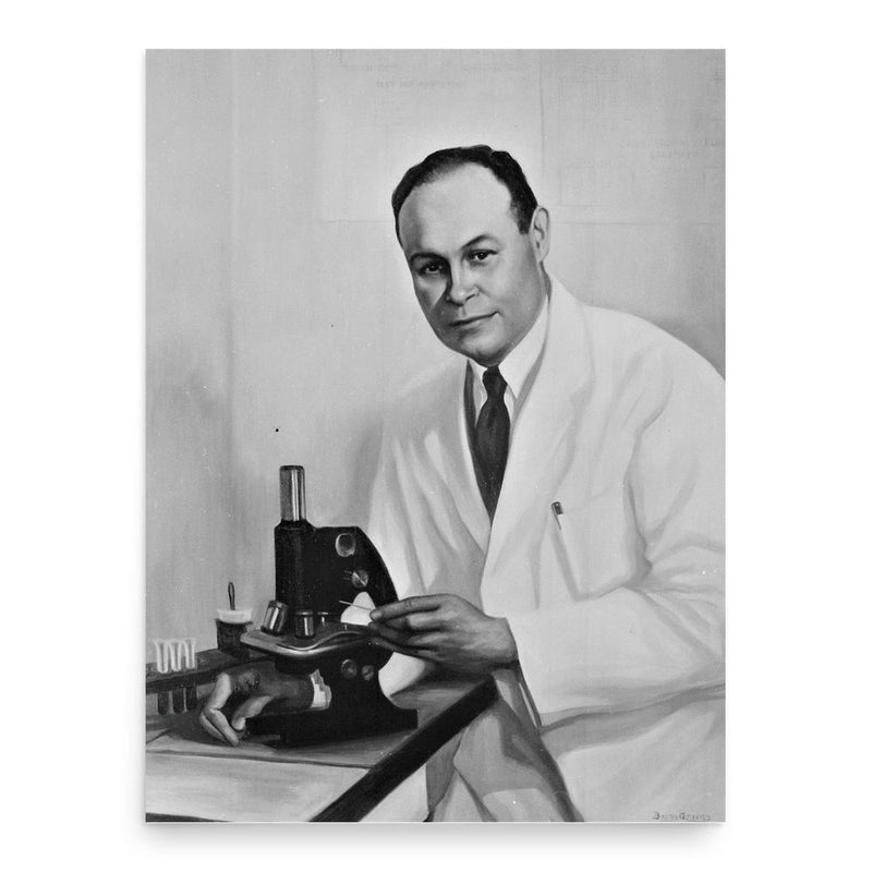 Charles R. Drew poster print, in size 18x24 inches.